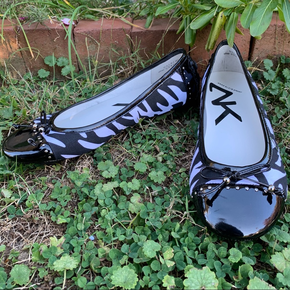 🦋 Anne Klein Sport Zebra Ballet Flat - 9